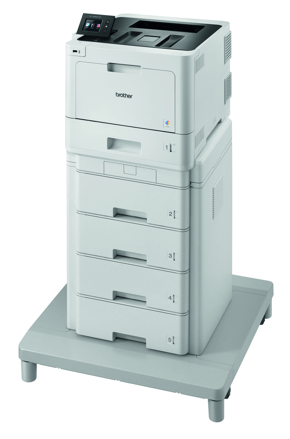 HL-L8360CDWMT spalvotas lazerinis spausdintuvas su bokštiniu dėklu 2